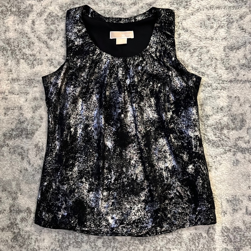 Michael Kors Black/Silver Blouse